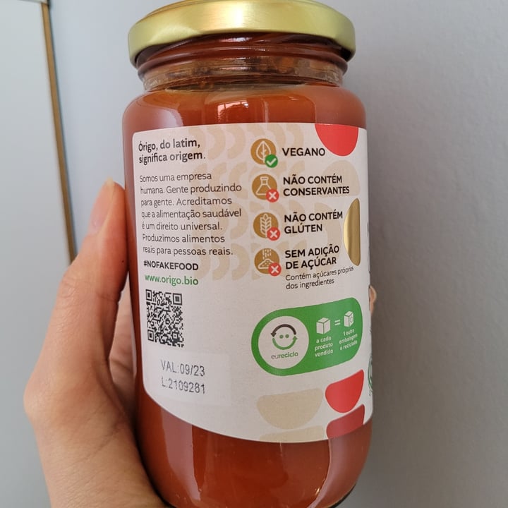 review photo of Origo Molho De Tomate Orgânico Premium shared by @victorialeonel on 01 Jul 2022 - review