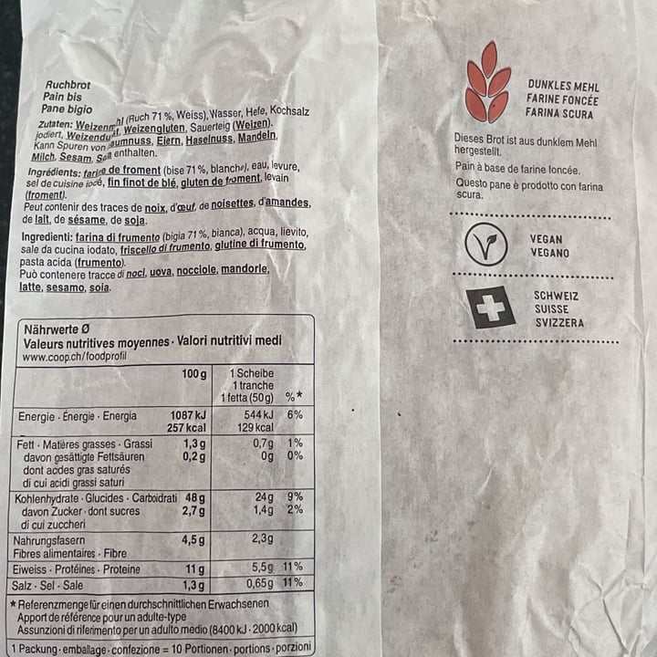 review photo of Prix Garantie Ruchbrot shared by @irmveg on 10 Jan 2022 - review