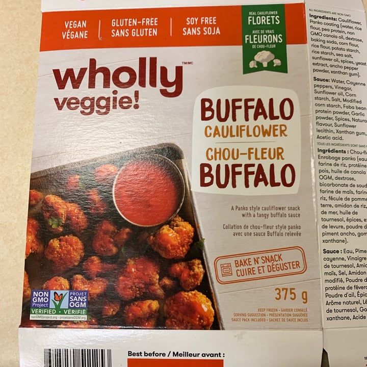 review photo of Wholly veggie Buffalo Cauliflower shared by @sbourbo on 25 Aug 2021 - review