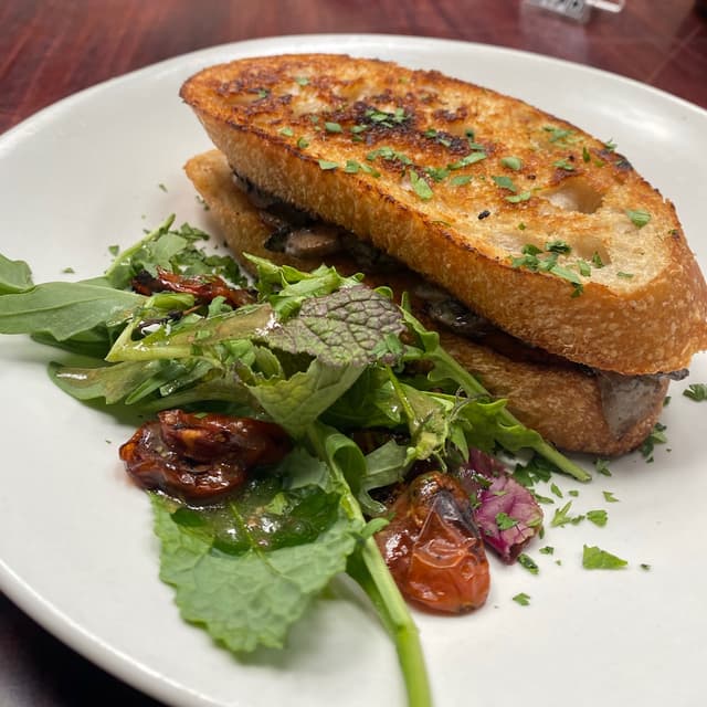 Foto del piatto “Mushroom Toastie”