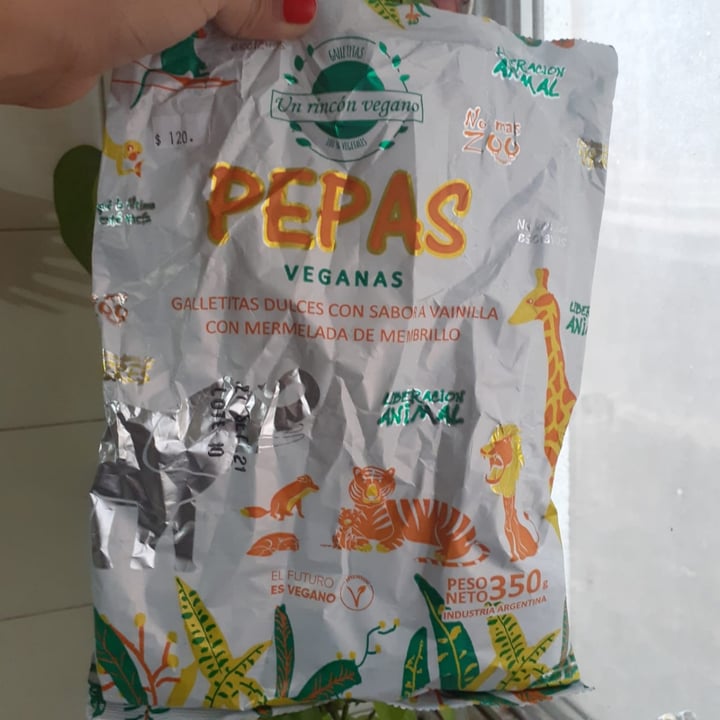 review photo of Un Rincón Vegano Pepas Galletitas Dulces con Sabor a Vainilla con Mermelada de Membrillo shared by @veganargentin on 19 Mar 2021 - review