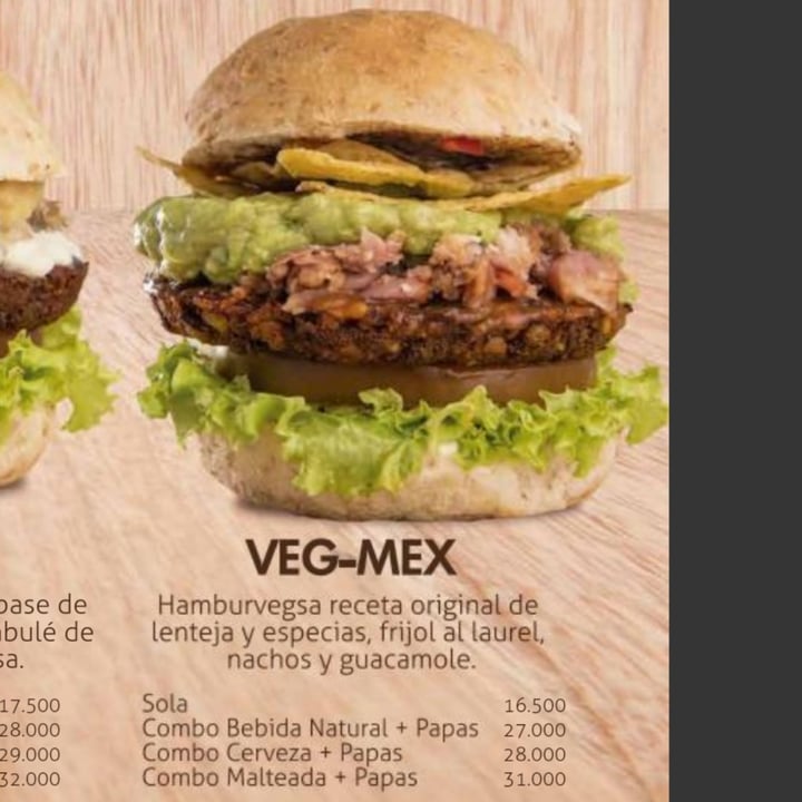 photo of Caballete & Berenjena Vegan Food Hamburguesa Veg-Mex shared by @coolkitchenn on  03 Nov 2020 - review