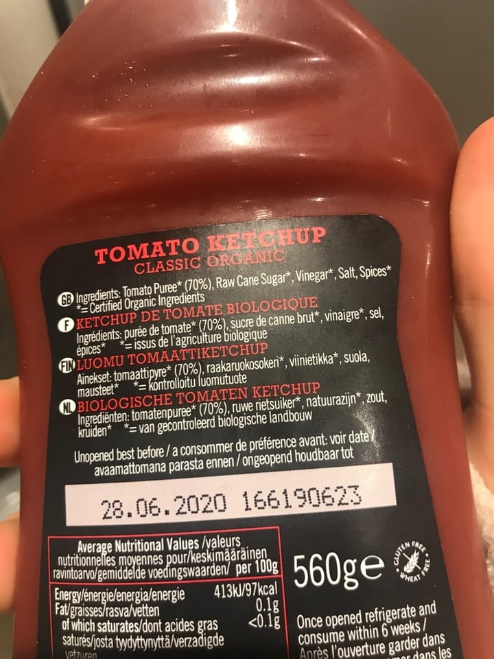 photo of Biona Ketchup shared by @vegalice on  31 Jan 2020 - review