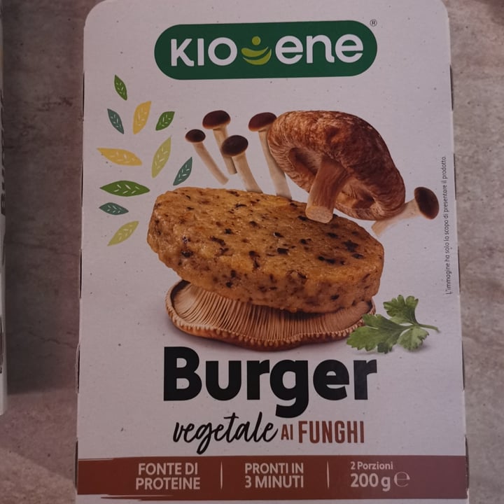 photo of Kioene Burger vegetale ai funghi shared by @bennyc on  20 Sep 2022 - review