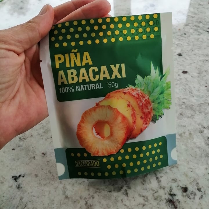 photo of Hacendado Piña deshidratada shared by @albicha on  27 Jul 2021 - review