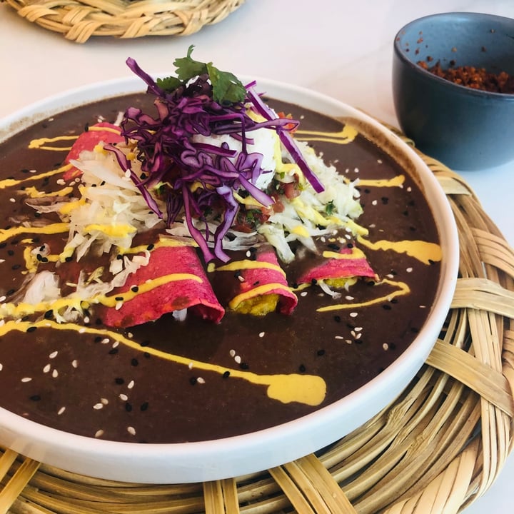 review photo of La Pitahaya Vegana Enfrijoladas shared by @ginah2379 on 01 Jun 2021 - review