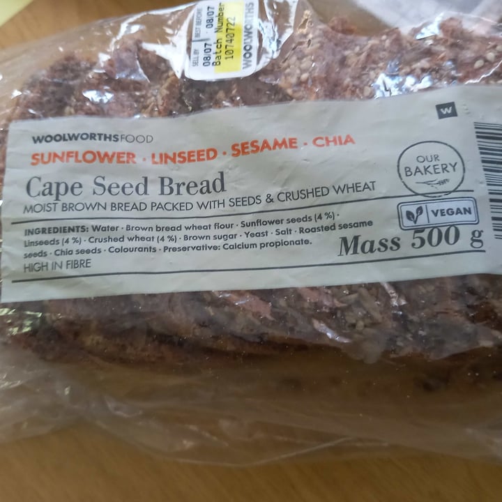 review photo of Woolworths Food Cape Seed Bread shared by @merle60 on 08 Jul 2022 - review