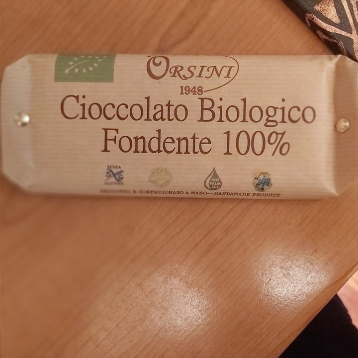 photo of orsini Cioccolato Biologico Fondente 100% shared by @matteog on  28 Jun 2022 - review