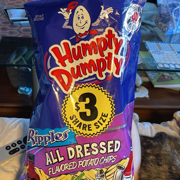 photo of Humpty Dumpty All Dressed Rippled Potato Chips shared by @hyperbelly on  06 Oct 2021 - review