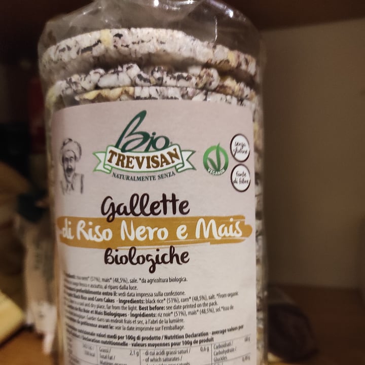 review photo of Bio trevisan Gallette di riso nero e mais shared by @luisaratti on 03 Apr 2022 - review