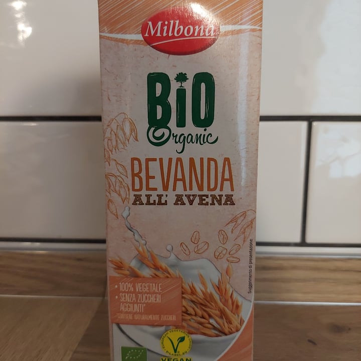 photo of Milbona Bebida de avena Bio shared by @acsecnarf on  04 Dec 2021 - review