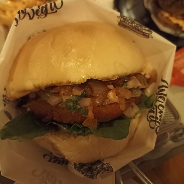 Foto del plato “Vegan House BBQ”