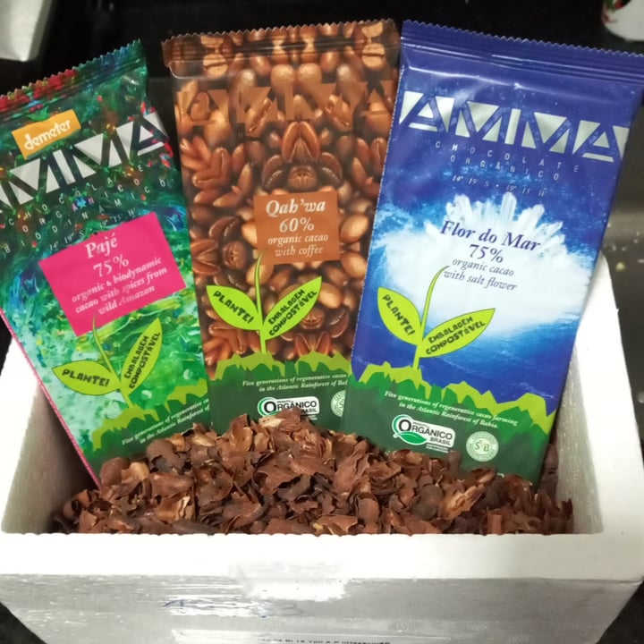 photo of AMMA Chocolate 60% Organic Cacao With Coffee shared by @tibaimperio on  10 May 2022 - review