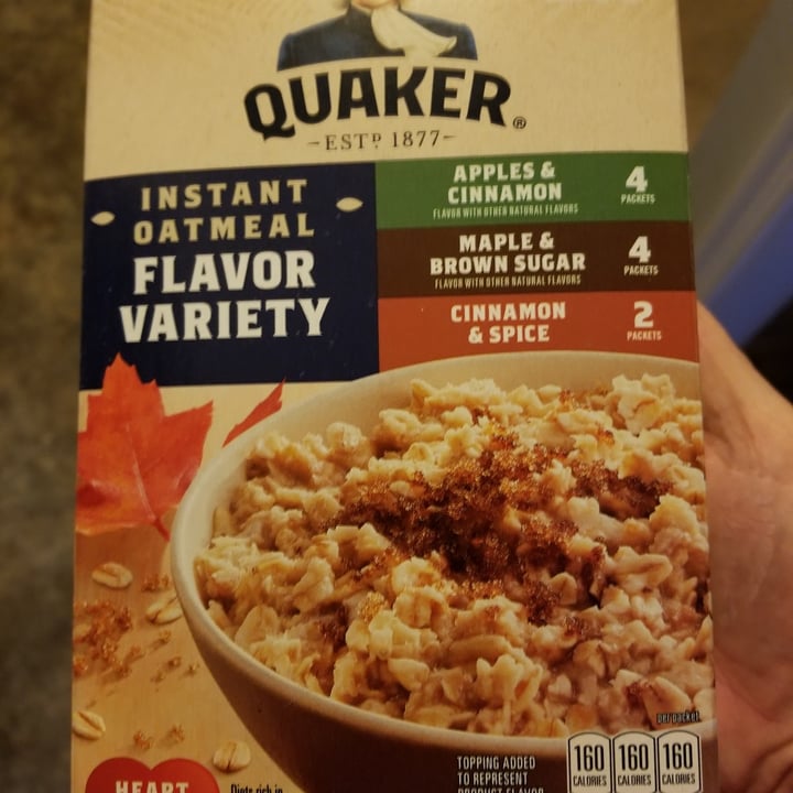 photo of Quaker Oatmeal Variety Pack shared by @stainless on  31 Dec 2020 - review