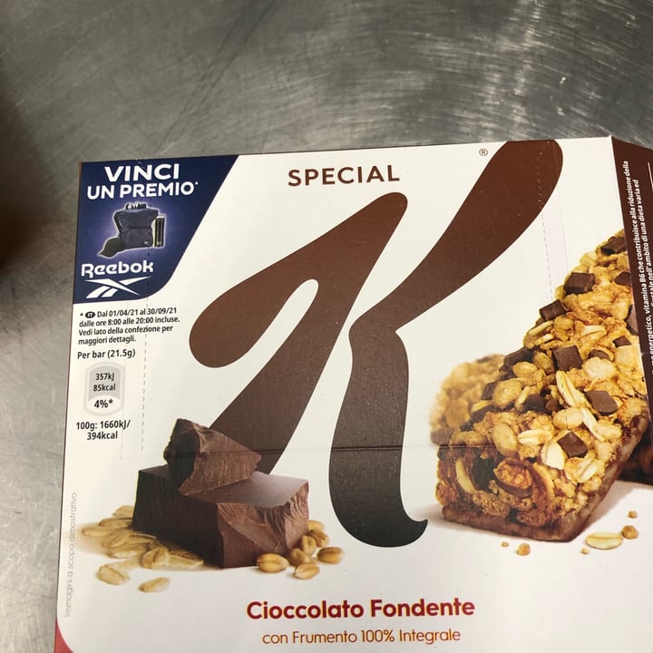 photo of Kellogg's Barrette Al Cioccolato Fondente shared by @karaba86 on  18 Mar 2022 - review