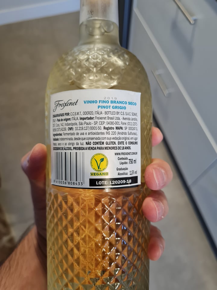 review photo of Freixenet Pinot Grigio shared by @zeflavio on 24 Jul 2021 - review