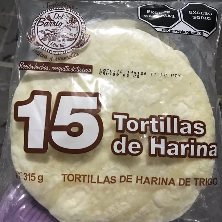photo of Tortillería del barrio Tortillas de harina shared by @dabe on  13 Feb 2022 - review