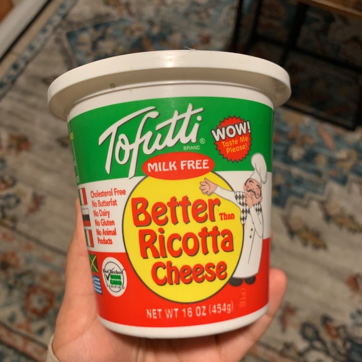 photo of Tofutti Better Than Ricotta Cheese shared by @angelicabiancaa on  23 Apr 2021 - review