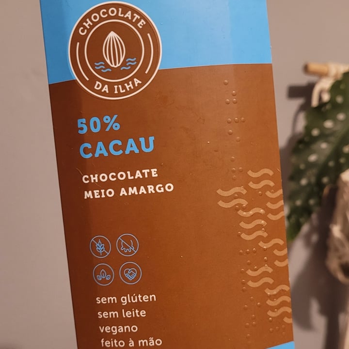 photo of Chocolate da Ilha Chocolate 50% Cacau Meio Amargo shared by @futureisavegan on  06 Sep 2022 - review