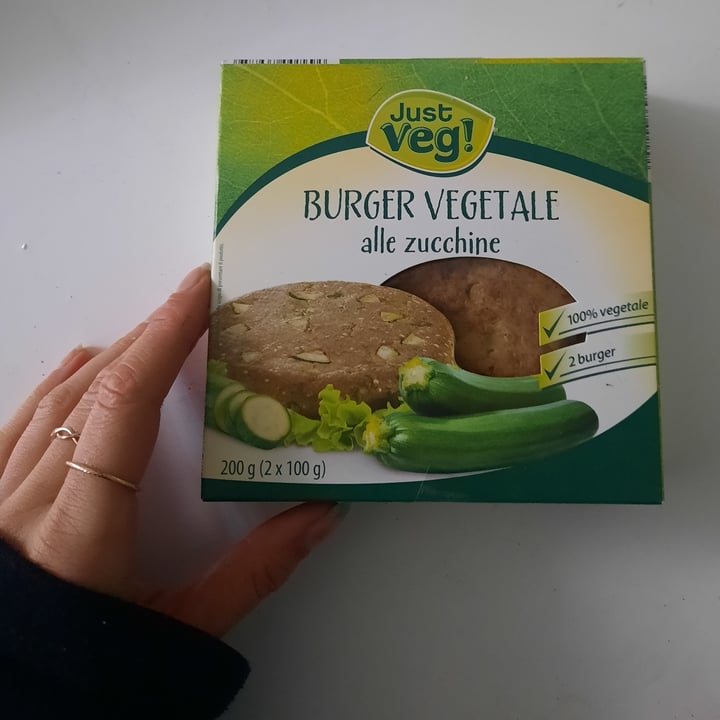 photo of Just Veg! (ALDI Italy) Burger vegetale alle zucchine shared by @acilegna on  13 Apr 2022 - review