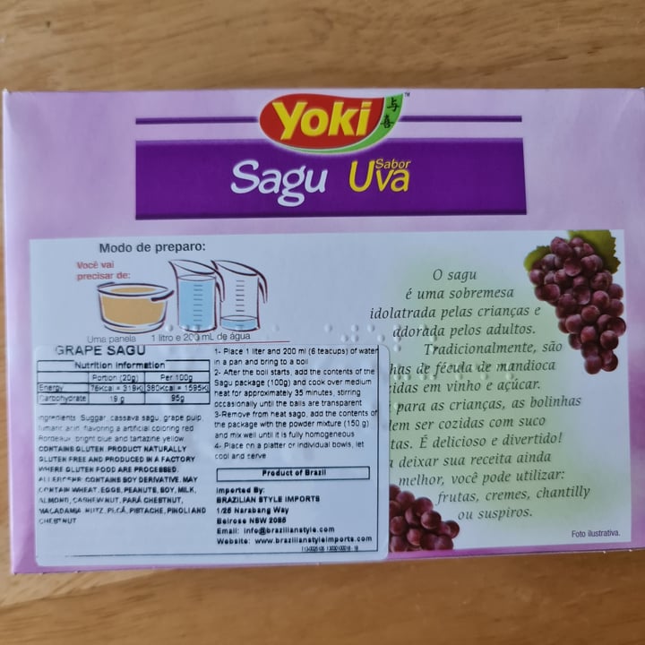 photo of Yoki Sagu Sabor Uva (Grape Sago) shared by @thebeast on  18 Oct 2021 - review
