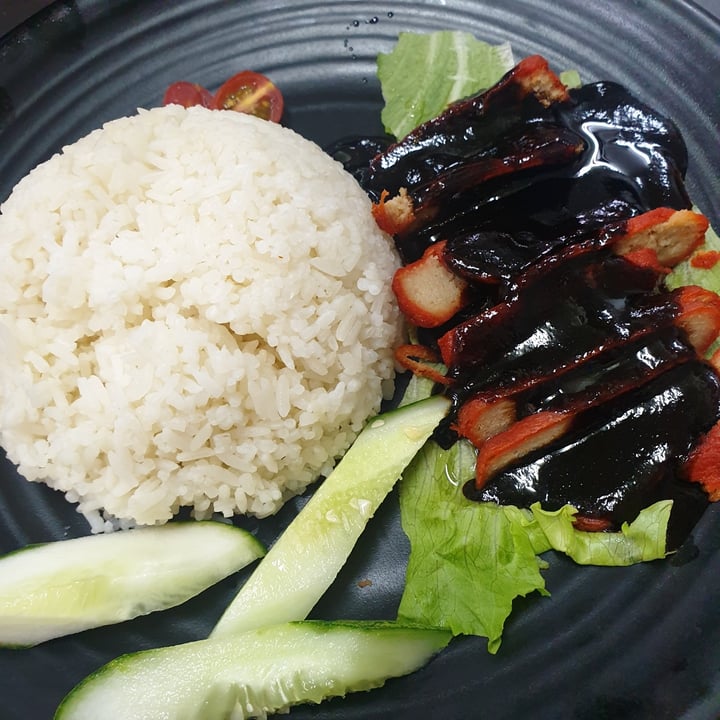 photo of Rice House Vegetarian Char Siew Rice shared by @paradisetreesnake on  03 Feb 2021 - review