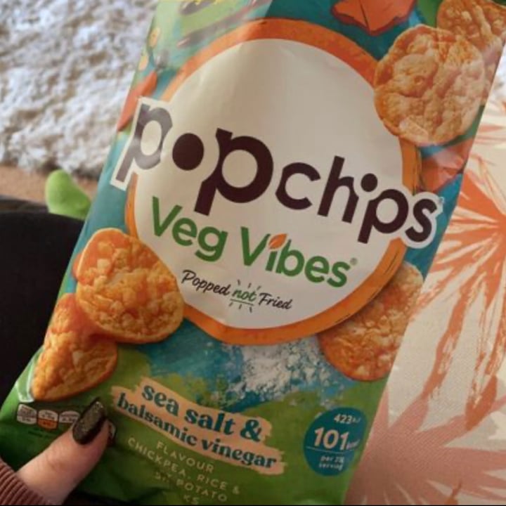 review photo of Popchips Veg Vibes Sea Salt And Balsamic Vinegar shared by @veggcait on 03 Feb 2022 - review