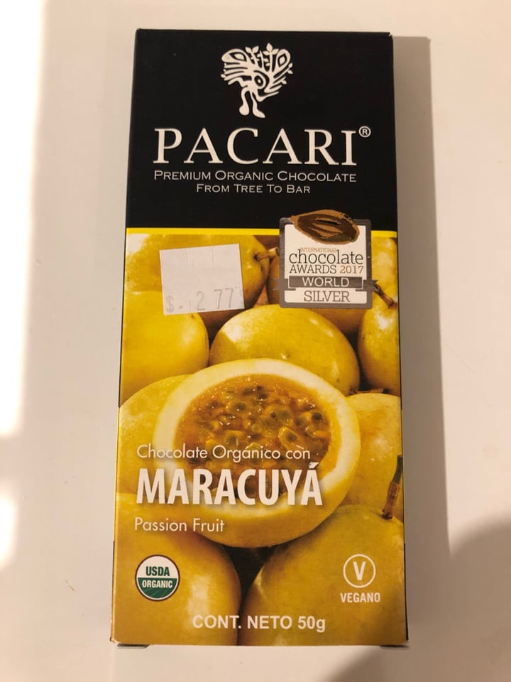 photo of Paccari Chocolate ( Maracuya ) shared by @ivanjimenes on  27 Nov 2019 - review