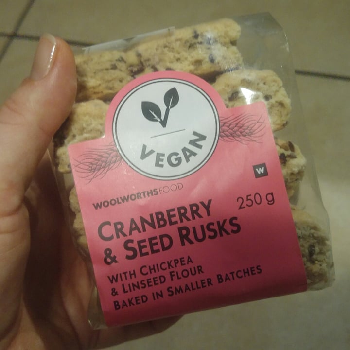 photo of Woolworths Cranberry And Seed Rusks shared by @natanya on  06 Mar 2021 - review