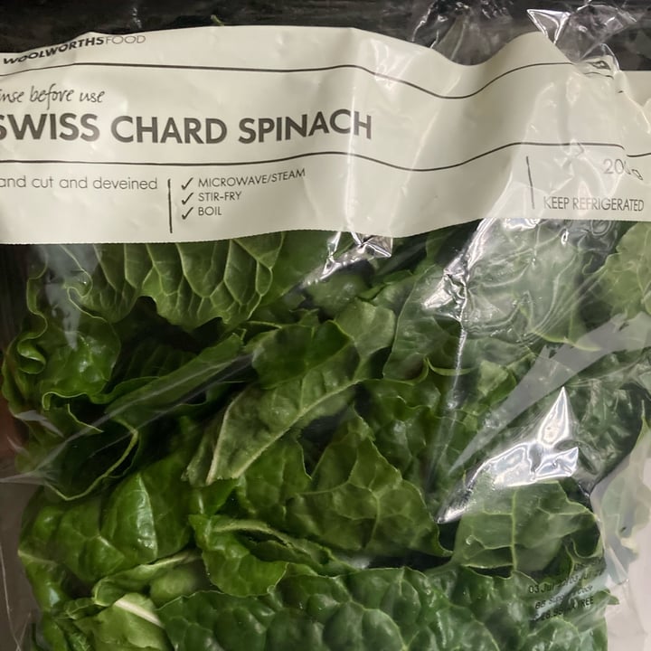 photo of Woolworths Food Swiss Chard Spinach shared by @ctfloof on  03 Jul 2022 - review
