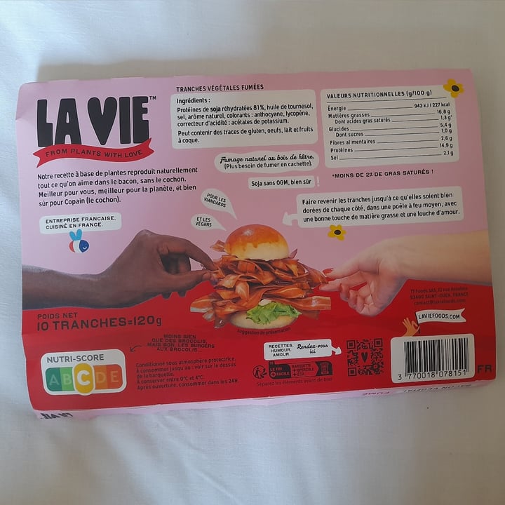 photo of La Vie Foods plant based bacon shared by @alice50 on  23 Oct 2022 - review