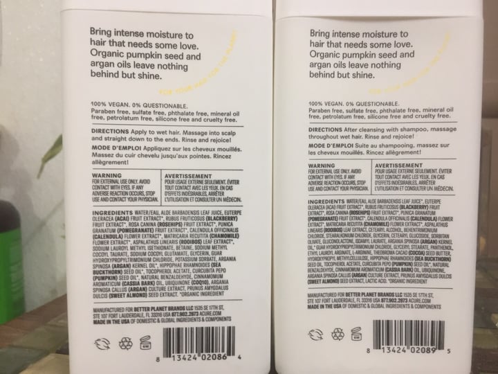 photo of Acure Acure Shampoo & Conditioner shared by @jnwiley on  09 Aug 2019 - review