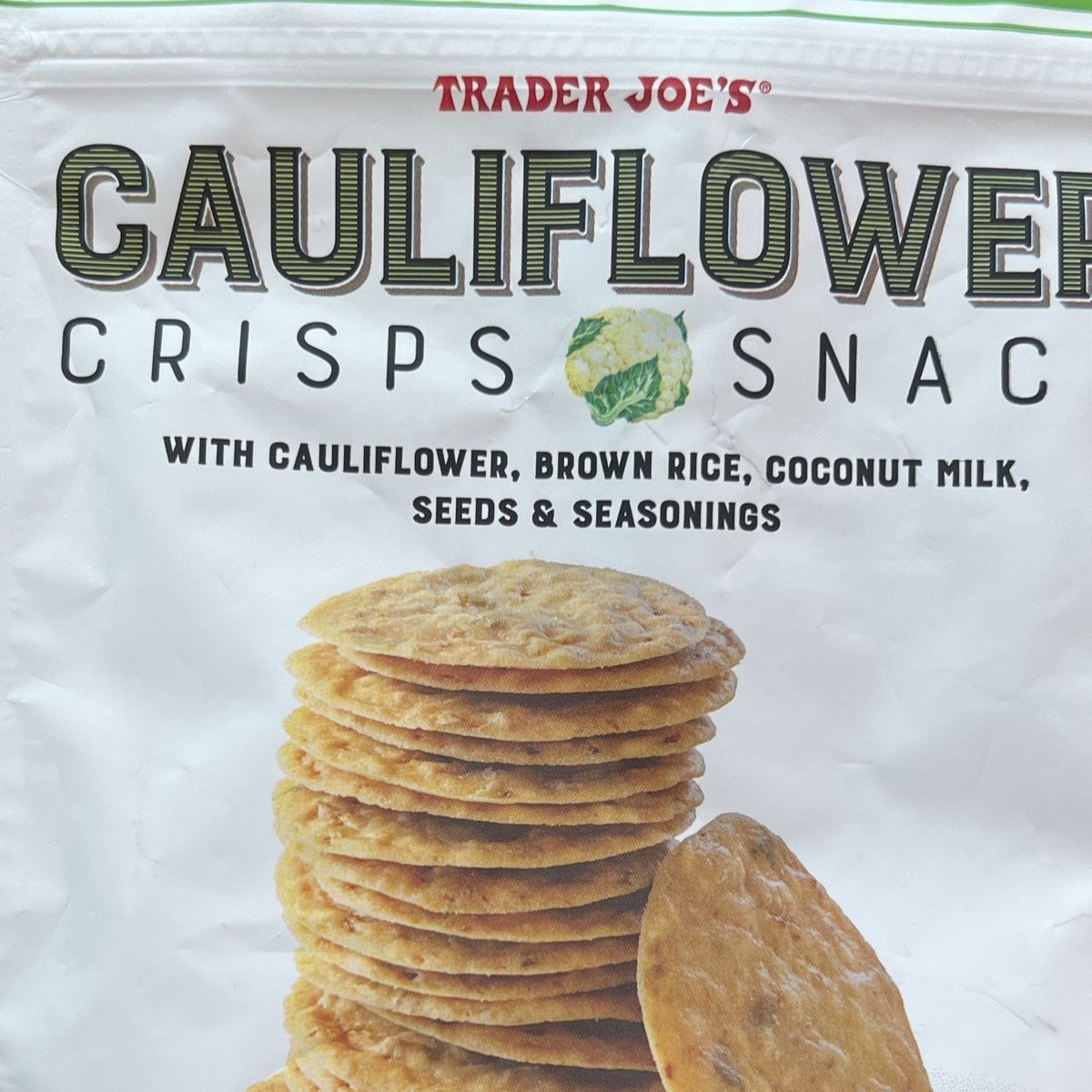 Trader Joe's Cauliflower Crisps Reviews abillion