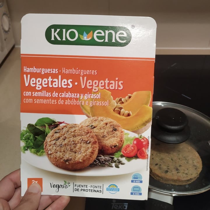 photo of Kioene Hamburguesa Vegetal con Semillas de Calabaza y Girasol shared by @runa on  18 May 2020 - review