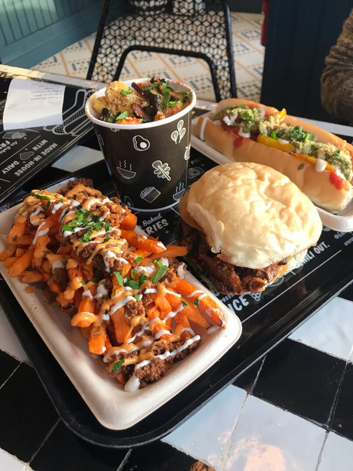 review photo of Beatnic. Providence Oh so fancy fries, whiskey burger, Mac and cheese, and pesto meatball sub shared by @mikeandmal on 10 Mar 2019 - review