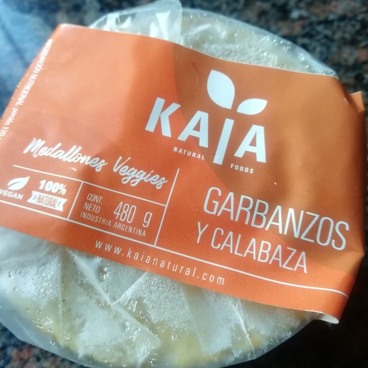 photo of Kaia Natural Foods Medallones de Garbanzos Y Calabaza shared by @marusal on  06 Jan 2021 - review