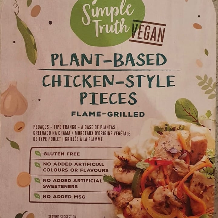 photo of Simple Truth Plant-Based Chicken-Style Pieces Flame-Grilled shared by @lovelyvegan on  20 Sep 2021 - review