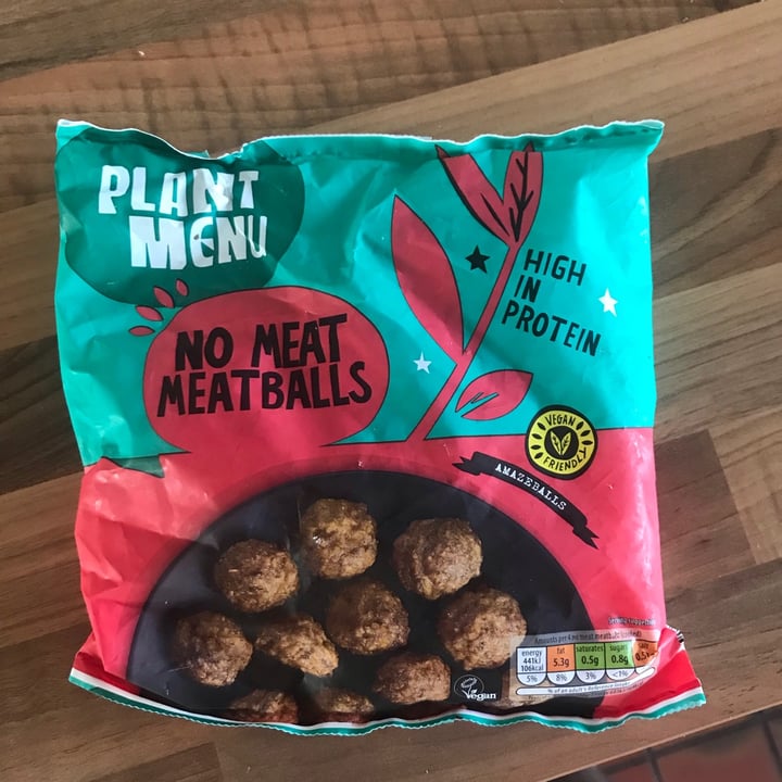 photo of Plant Menu No Meat Meatballs shared by @charliejones1 on  06 Sep 2021 - review