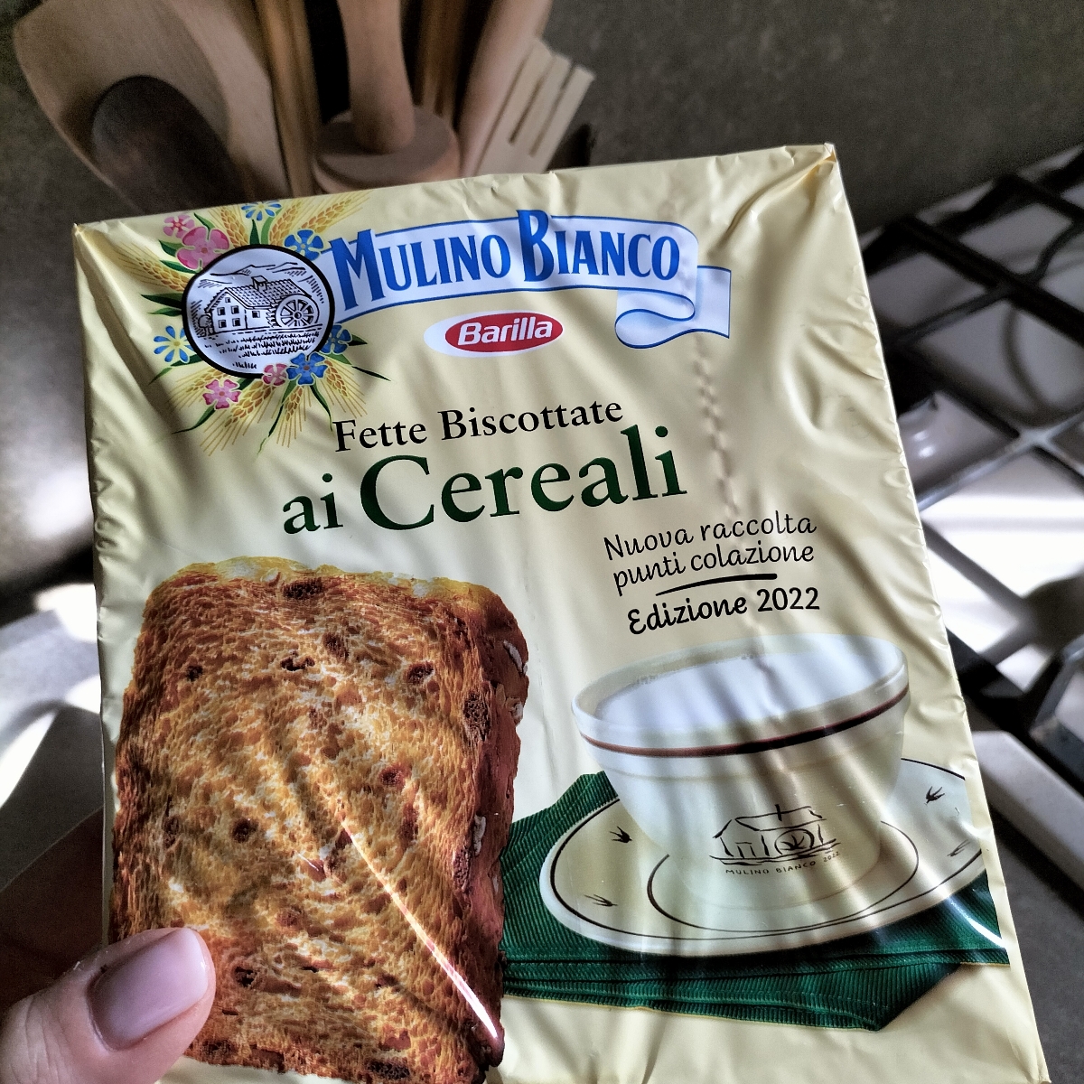 Mulino Bianco Getreide Zwieback + Italian Gourmet Tomaten - Italienisches Frühstück