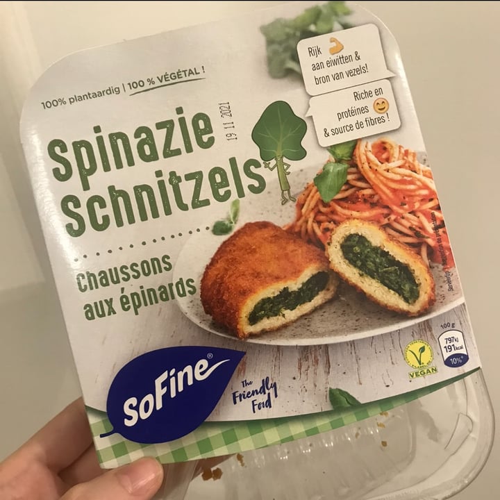 review photo of SoFine Spinazie schnitzel shared by @faust on 22 May 2022 - review