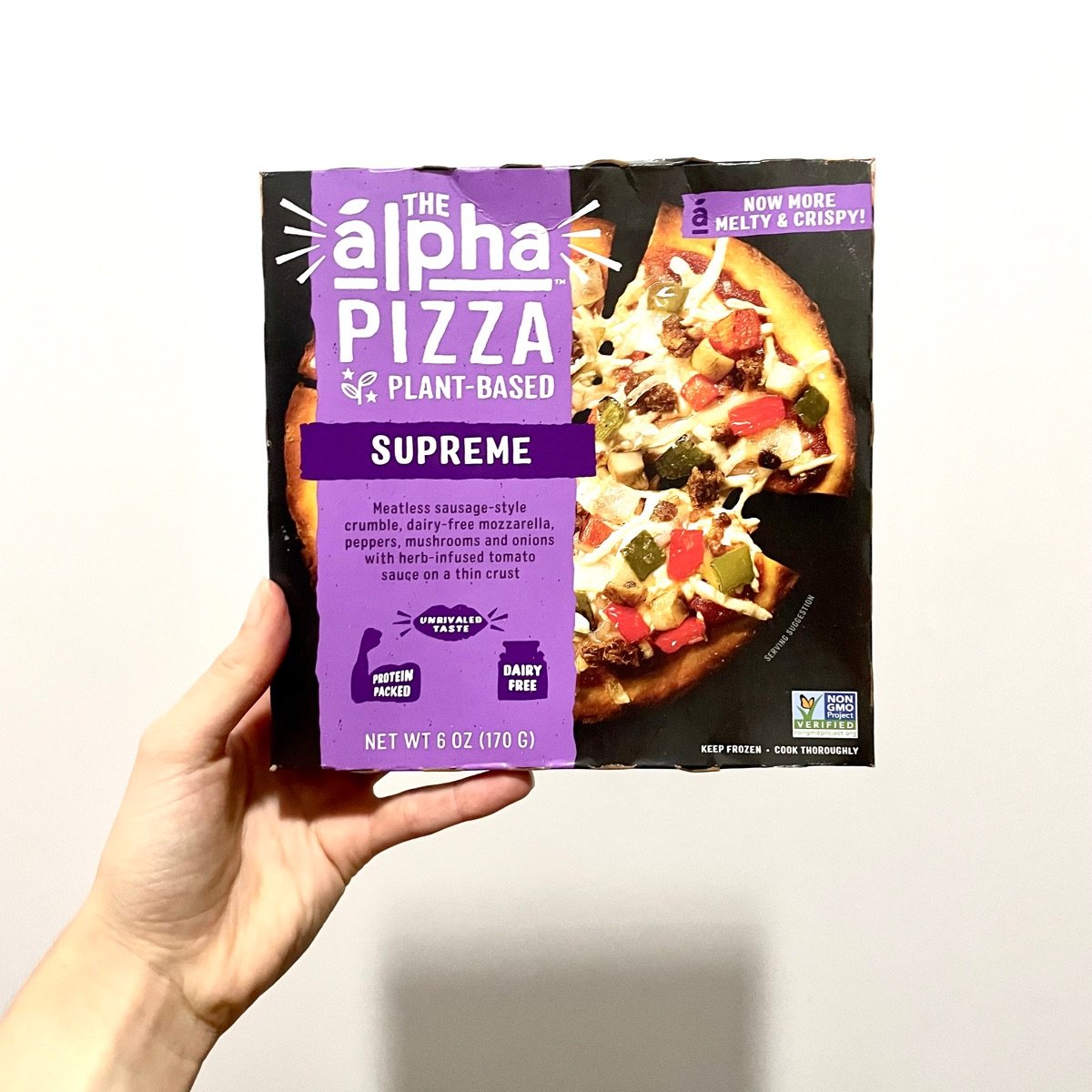Supreme Alpha Pizza from Alpha Foods - Vegan Product Reviews & Ratings ...
