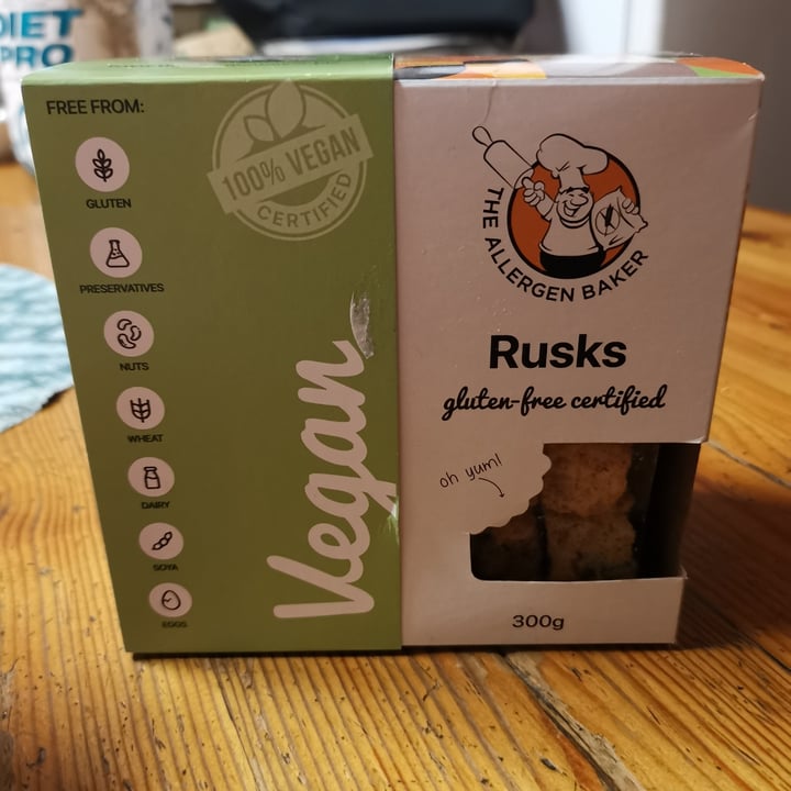photo of The Allergen Baker Gluten free Rusks shared by @dahlenehanslo1709 on  13 Apr 2021 - review