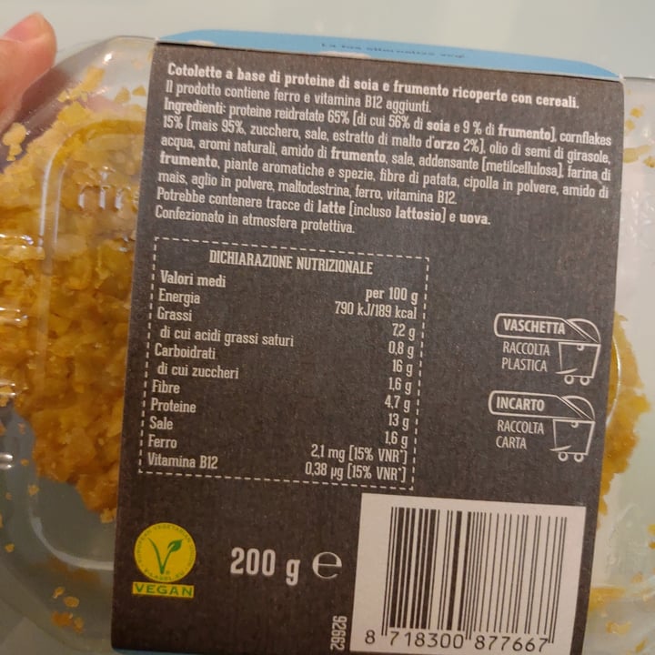 photo of Vivera Cotoletta croccante con cornflakes shared by @eriros72 on  22 Feb 2021 - review