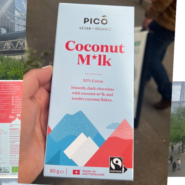 review photo of Pico Chocolate Coconut M*lk (55% Cocoa) shared by @jucaixeta on 12 May 2022 - review