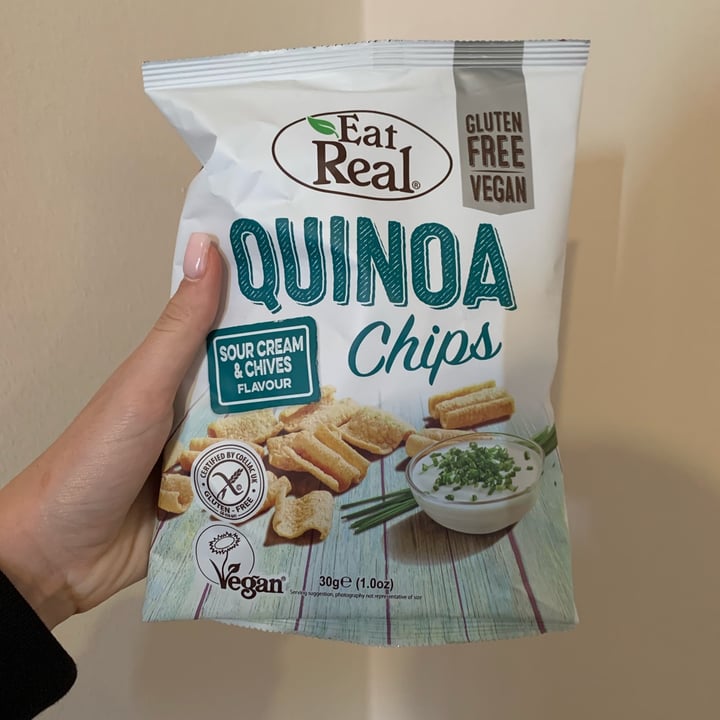 photo of Eat Real quinoa sour cream chives shared by @joyamassaad on  11 Dec 2021 - review