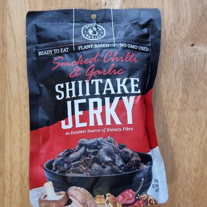 photo of DJ&A Vegan Shiitake Jerky shared by @lazyvegan29 on  16 Oct 2021 - review