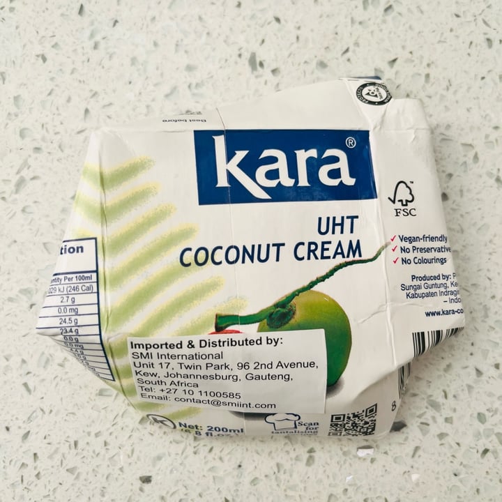 photo of Kara Classic Coconut Cream shared by @reshmikhan on  30 Jan 2023 - review