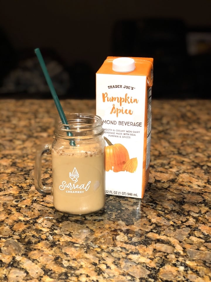 review photo of Trader Joe's Pumpkin Spice Almond Beverage shared by @urmijain on 19 Oct 2019 - review