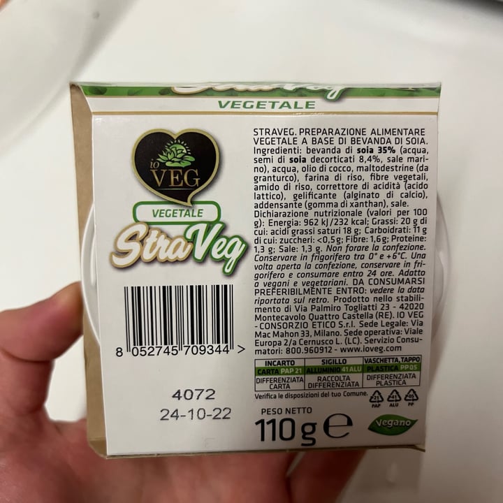review photo of Straveg Formaggio morbido shared by @francescarosa on 03 Oct 2022 - review