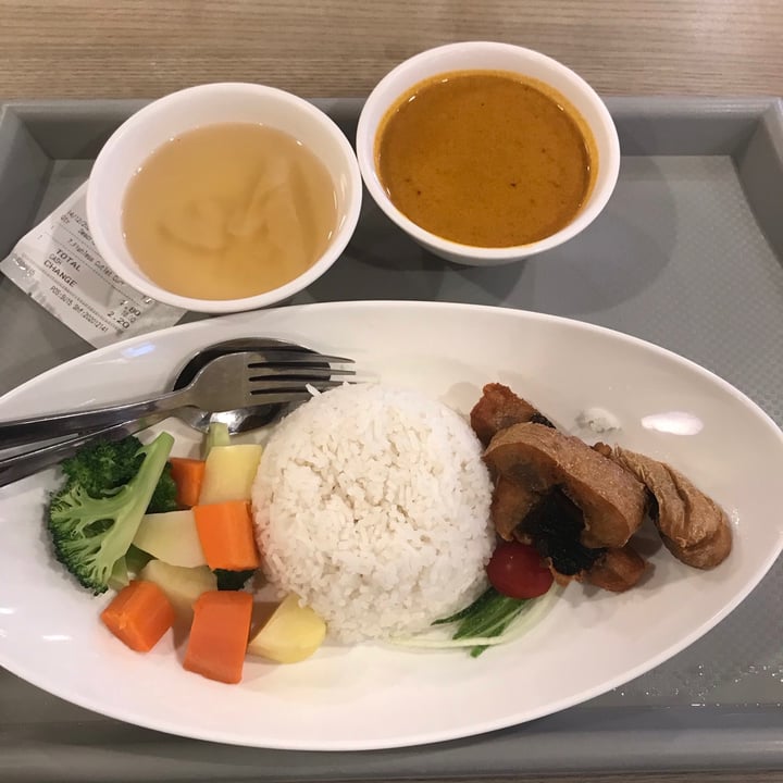 photo of Truly Vegetarian 非素不可 Fishless Cutlet Curry Rice shared by @veggieoty on  21 Dec 2020 - review